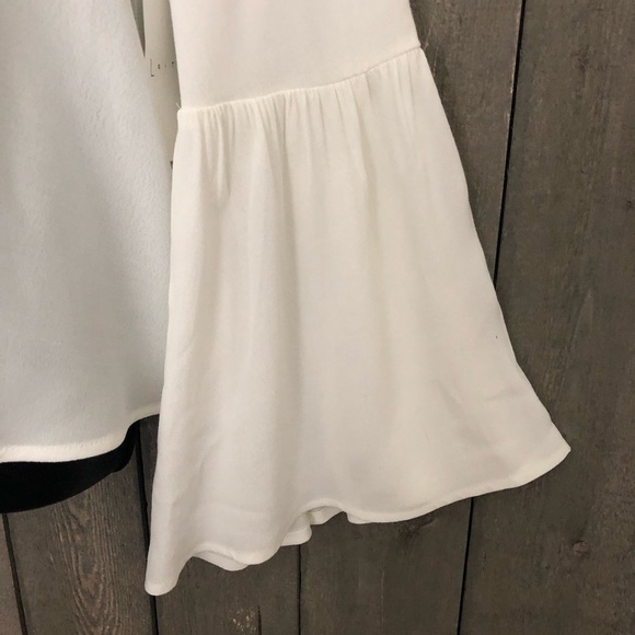 Leith One Shoulder Bell Sleeve Top Cream/Off white - Picture 3 of 7